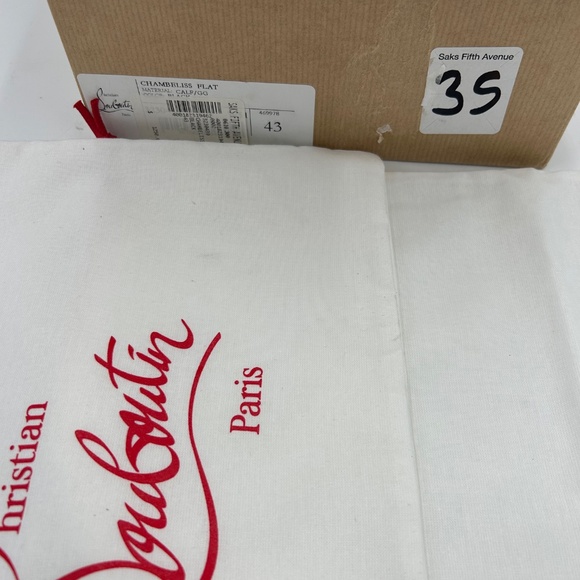 Men’s Christian Louboutin CHAMBELISS leather Oxford size 43 made  in Italy main image 9